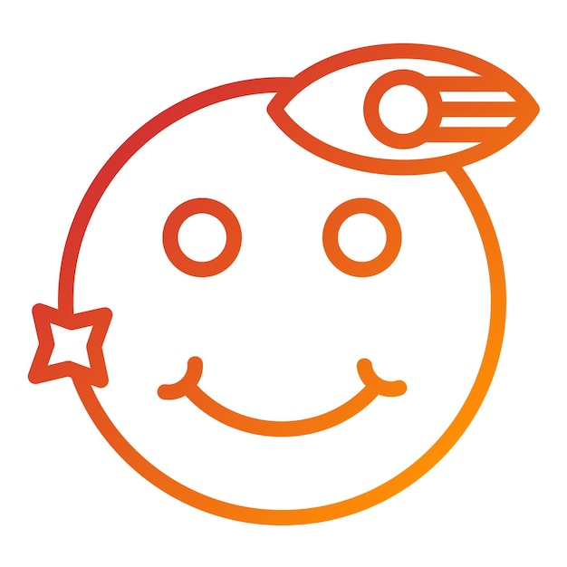 Diseño vectorial Jolly Flicker Estilo de icono