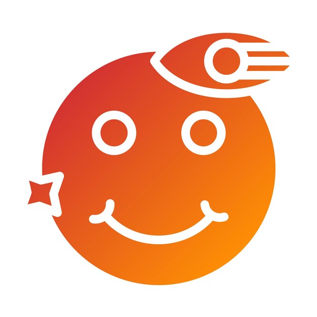 Diseño vectorial Jolly Flicker Estilo de icono