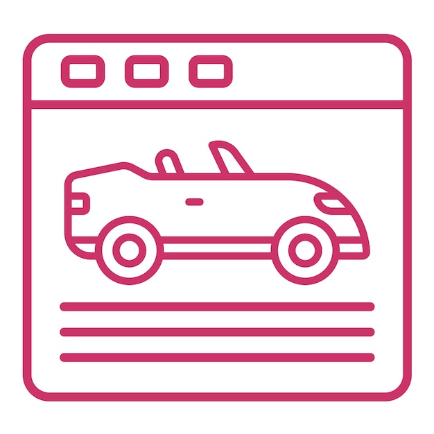 Diseño vectorial de juegos de carreras Icon Style