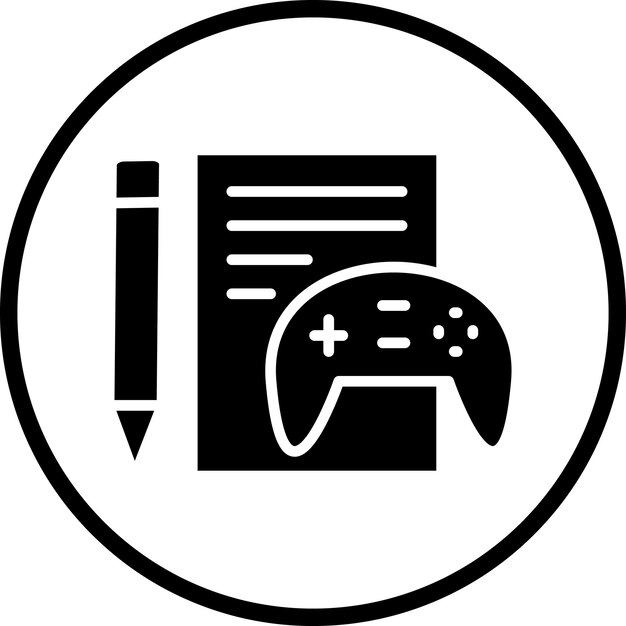 Diseño vectorial de juegos Concept Icon Style