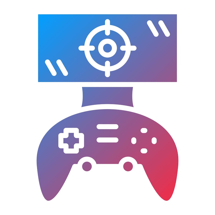 Vector diseño vectorial de juegos hud icon style
