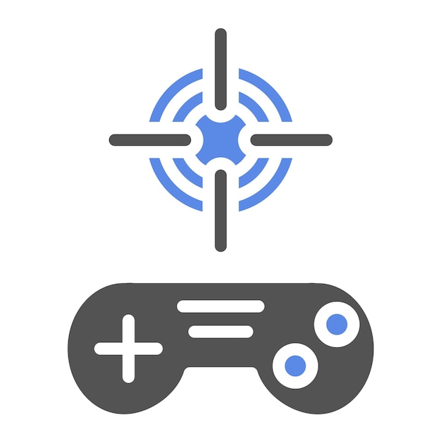 Diseño vectorial de juegos HUD Icon Style