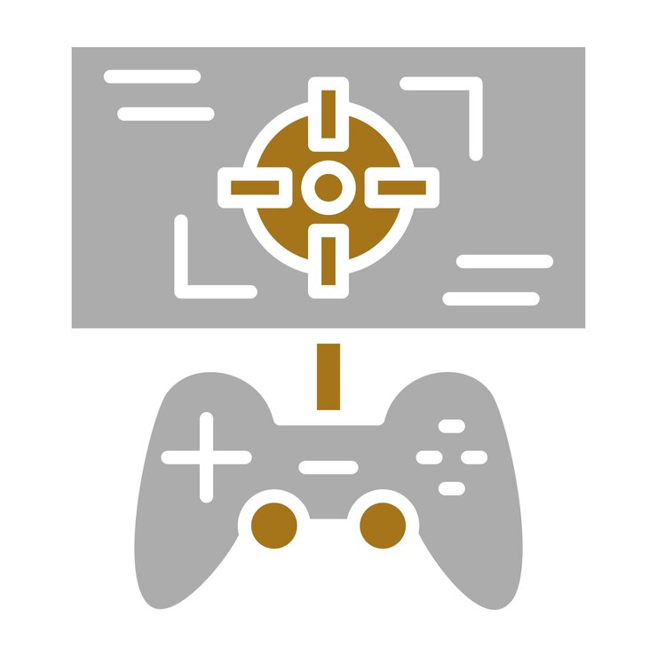 Vector diseño vectorial de juegos hud icon style