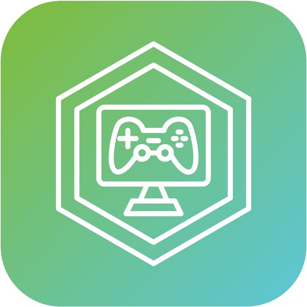 Diseño vectorial de juegos Modificando el estilo del icono
