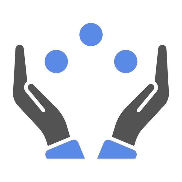 Diseño vectorial Juggler Estilo del icono