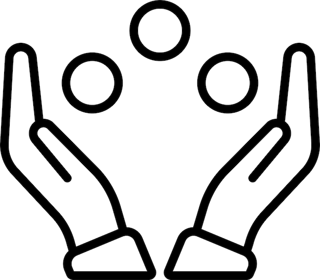 Diseño vectorial Juggler Estilo del icono