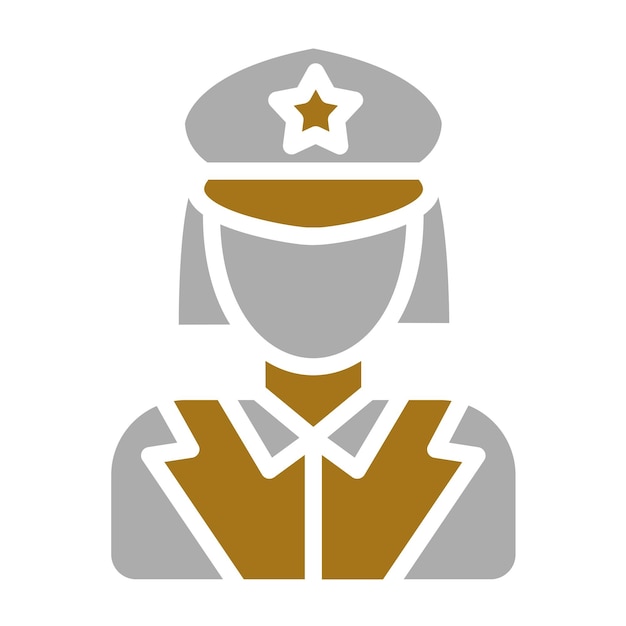 Diseño vectorial Lady Driver Estilo del icono