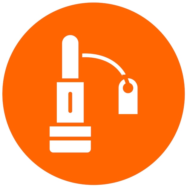 Diseño vectorial de lápiz labial Estilo del icono de venta