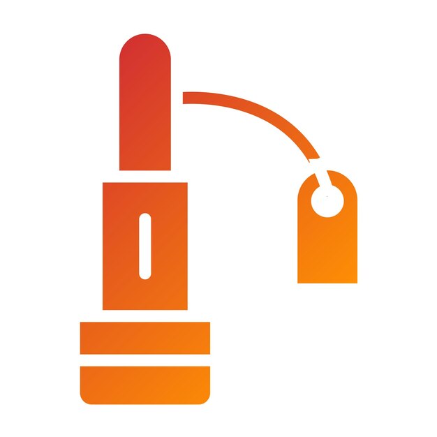 Diseño vectorial de lápiz labial Estilo del icono de venta