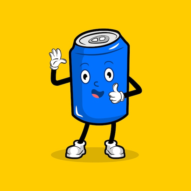 diseño vectorial de las latas de refrescos para mascotas