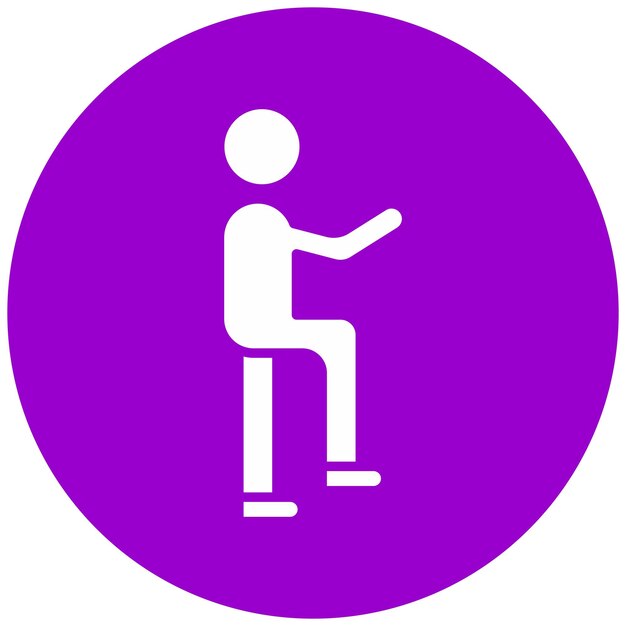 Diseño vectorial de lenguaje corporal Estilo del icono