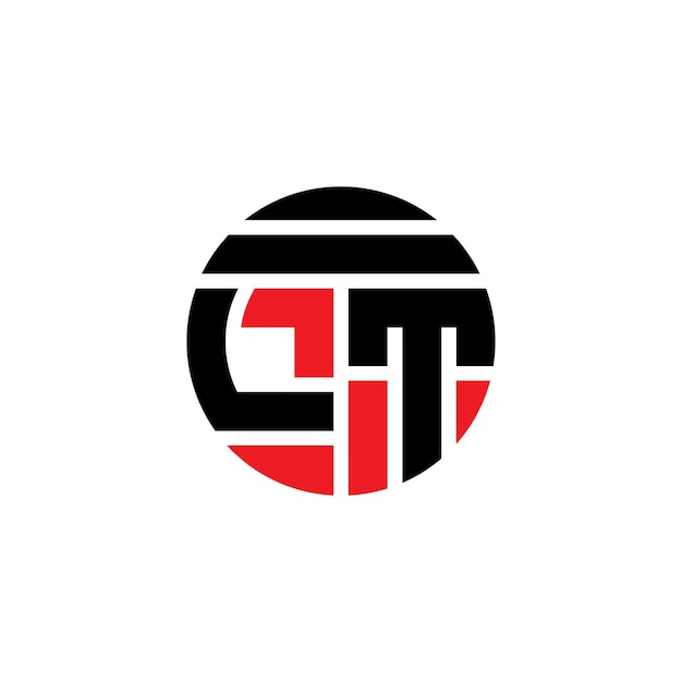 Diseño vectorial de la letra LT del logotipo