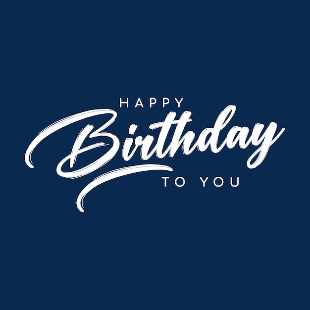 Diseño vectorial de letras de cumpleaños