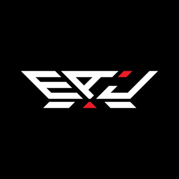 Diseño vectorial de letras del logotipo de EAJ EAJ logotipo simple y moderno EAJ diseño de alfabeto de lujo