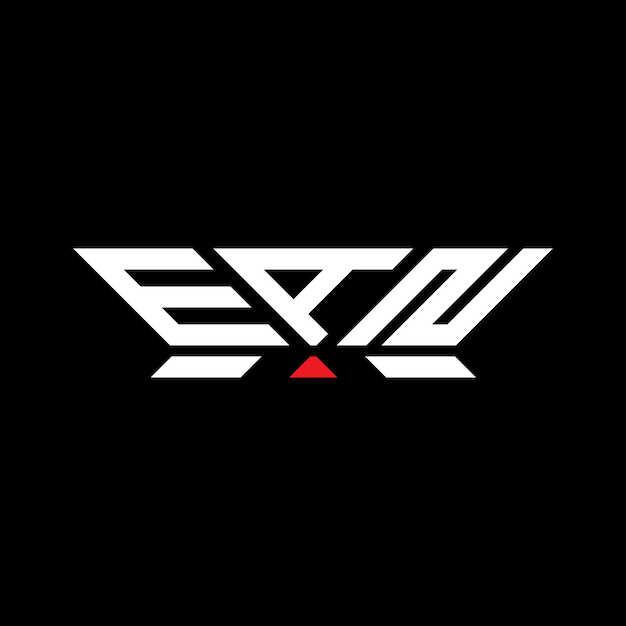 Diseño vectorial de letras del logotipo EAN Logotipo EAN simple y moderno Diseño del alfabeto EAN lujoso