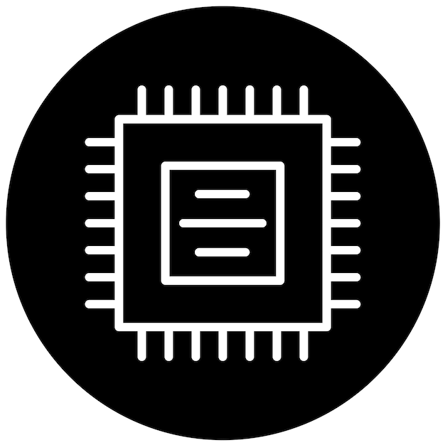 Diseño vectorial LGA1151 Estilo de icono de enchufe