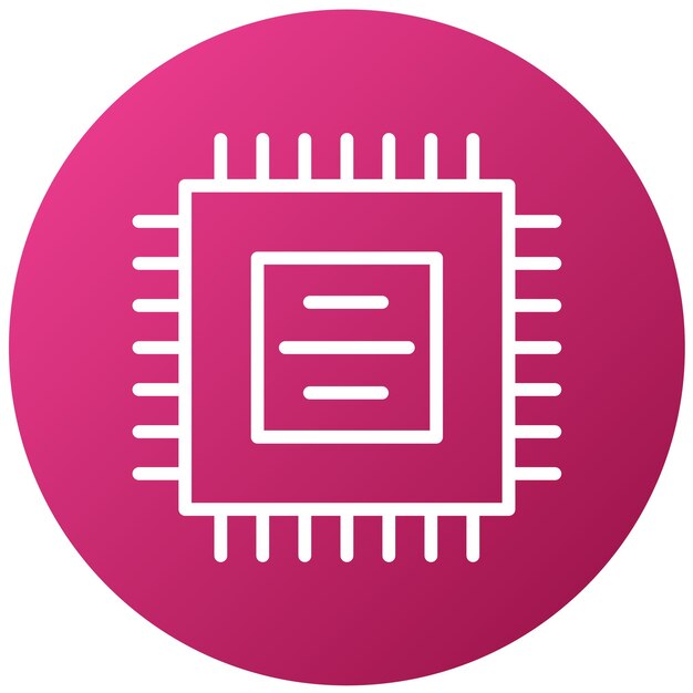 Diseño vectorial LGA1151 Estilo de icono de enchufe