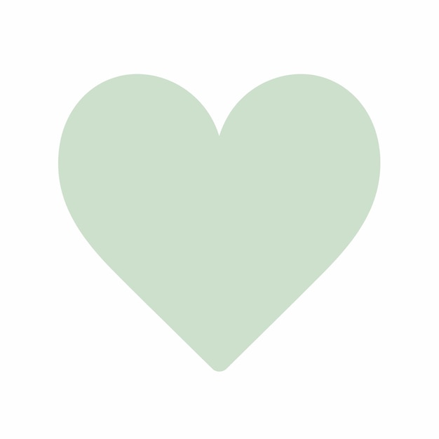 Diseño vectorial libre de moda con forma de corazón, logotipo, símbolo y etiqueta