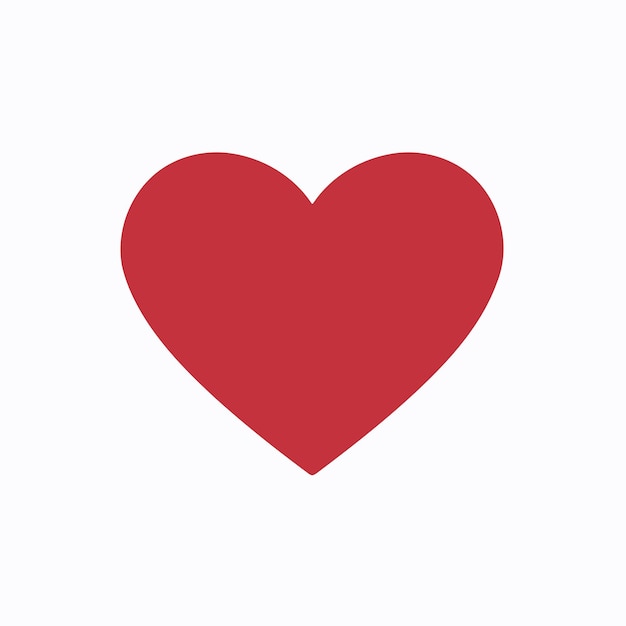 Diseño vectorial libre de moda con forma de corazón, logotipo, símbolo y etiqueta