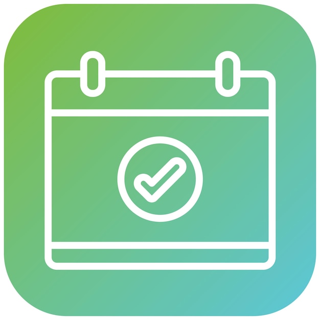 Diseño vectorial Libro un estilo de icono de evento
