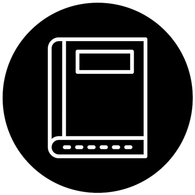 Diseño vectorial de libros Estilo de íconos