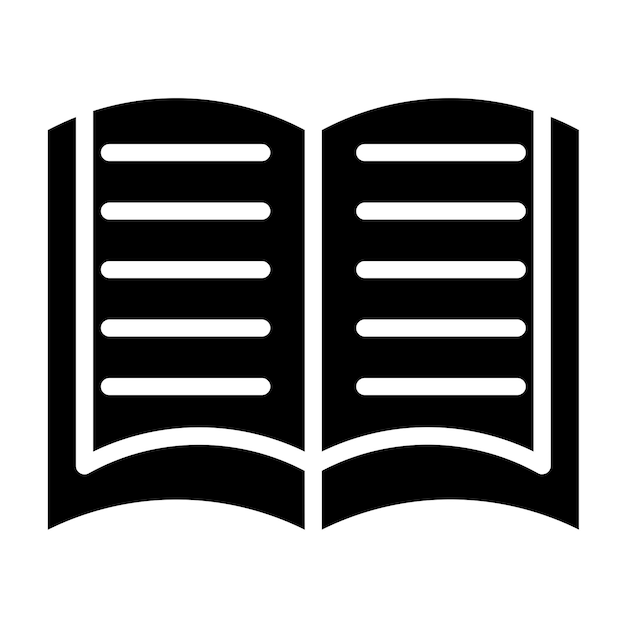 Diseño vectorial de libros Estilo de íconos