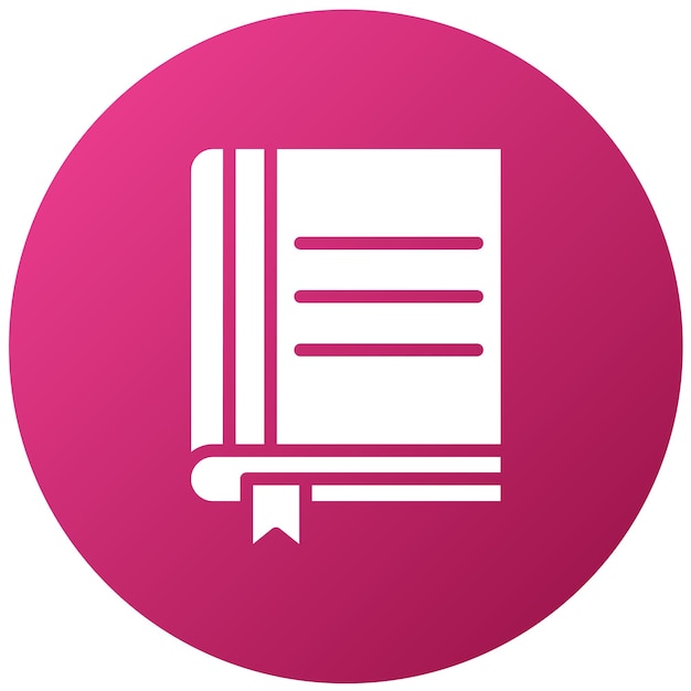 Diseño vectorial de libros Estilo de íconos