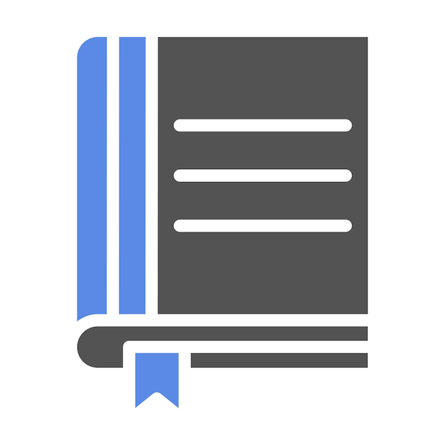 Diseño vectorial de libros Estilo de íconos