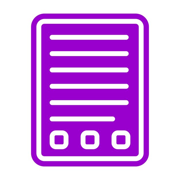 Diseño vectorial de libros de texto Estilo de icono