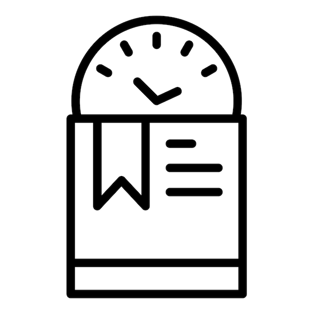 Diseño vectorial limitado Estilo de icono de stock