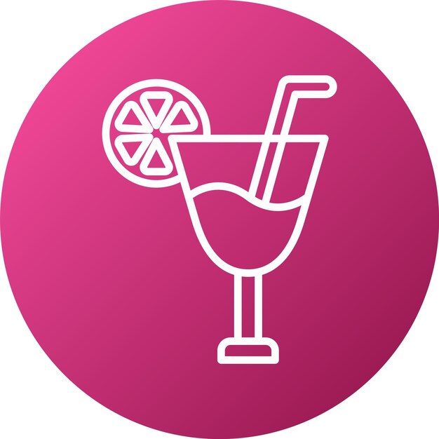 Diseño vectorial en línea Estilo de icono de información