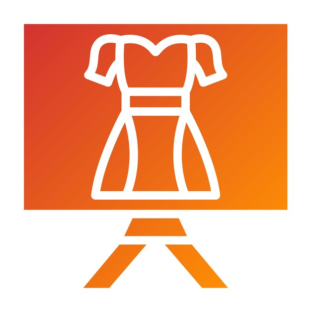 Diseño vectorial en línea Estilo del icono del producto