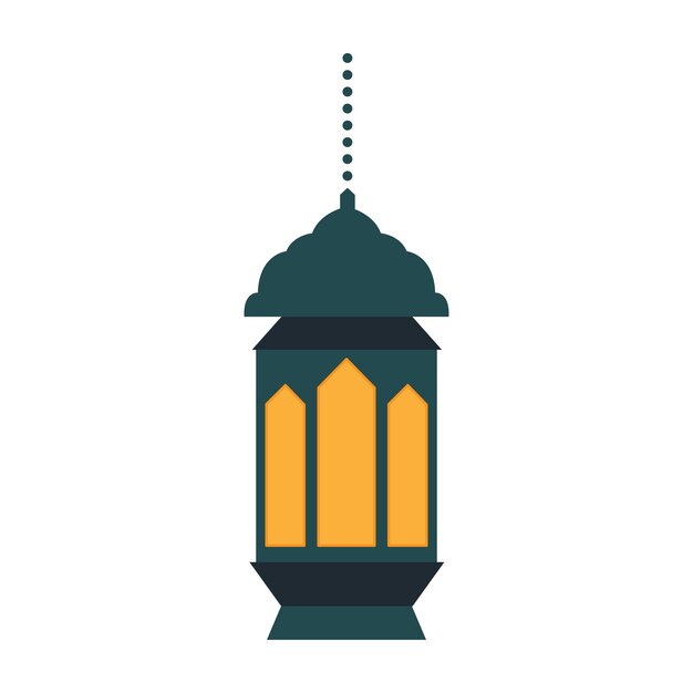 diseño vectorial de linternas islámicas coloridas para celebraciones festivas de Ramadán y Eid