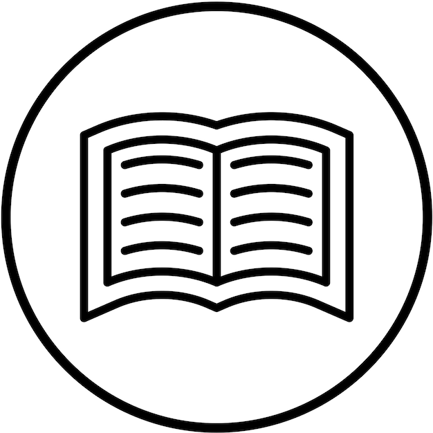 Diseño vectorial Literatura clásicos Estilo de íconos
