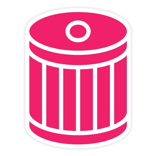 Diseño vectorial de la llave de la copa del filtro de aceite Estilo del icono