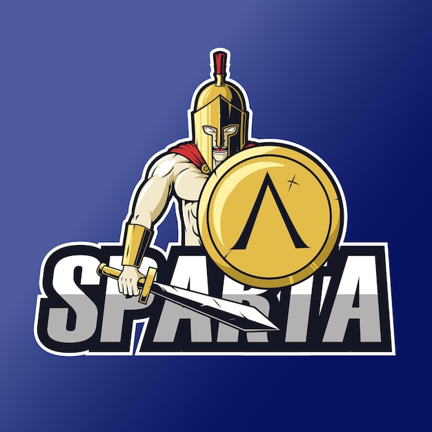 Diseño vectorial del logo de esparta esport