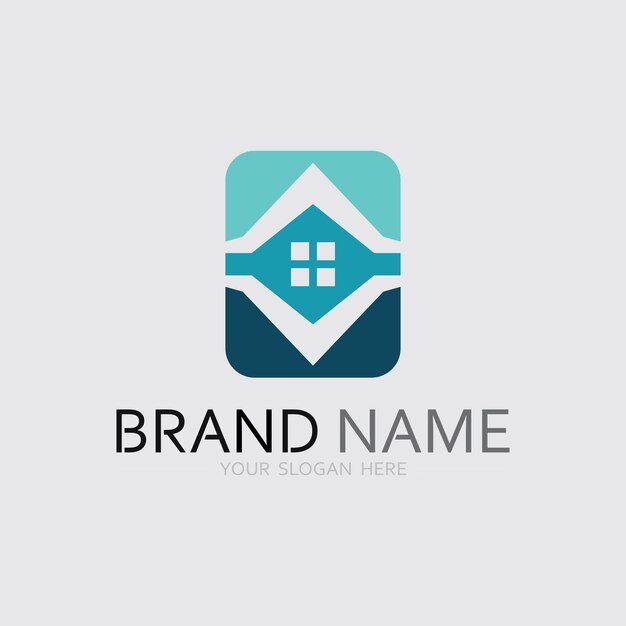Diseño vectorial de logotipo de casa y casa diseño vectorial logotipo arquitectura y diseño de edificios propiedad estancia en casa propiedad logotipo de negocio