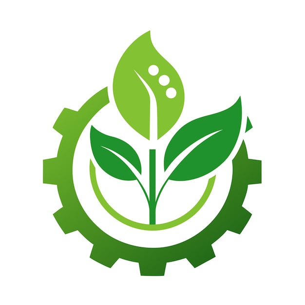 diseño vectorial del logotipo de eco tech Ilustración del icono