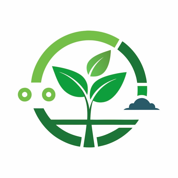 diseño vectorial del logotipo de eco tech Ilustración del icono