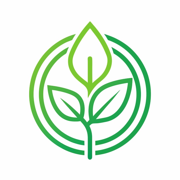 diseño vectorial del logotipo de la energía ecológica Ilustración del icono