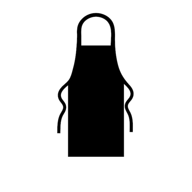 Diseño vectorial del logotipo del icono del delantal