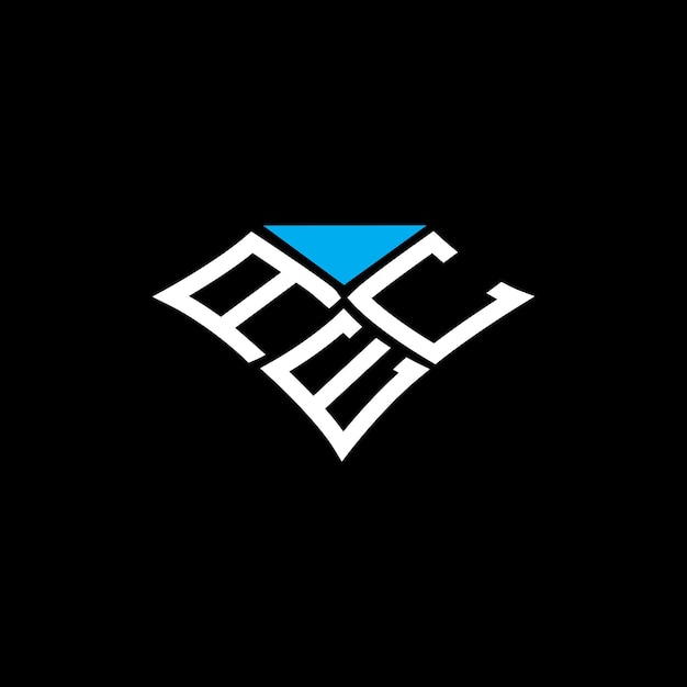 Diseño vectorial del logotipo de la letra AEC Logotipo simple y moderno de AEC Diseño de alfabeto lujoso AEC