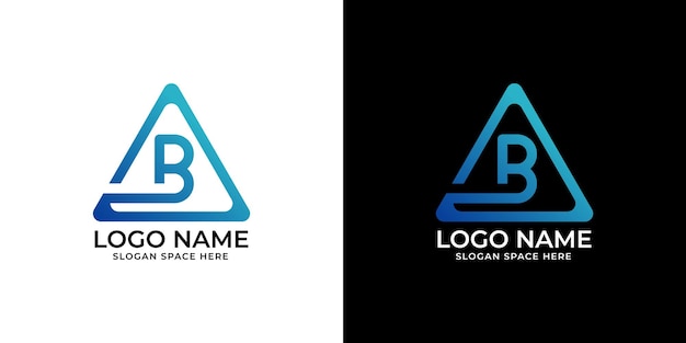 Diseño vectorial del logotipo de la letra B