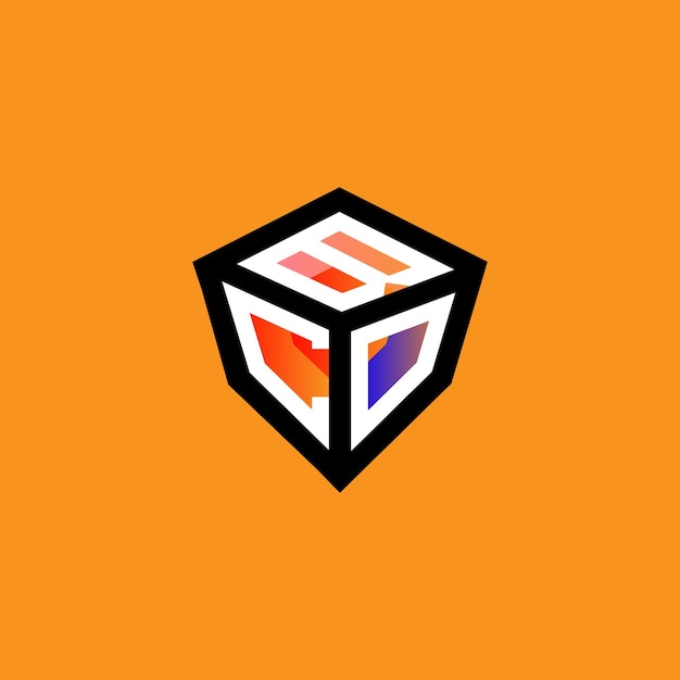 Diseño vectorial del logotipo de letra BCD Logotipo simple y moderno BCD Diseño de alfabeto lujoso BCD
