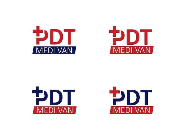 Diseño vectorial de logotipo médico