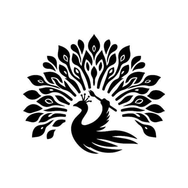 Diseño vectorial del logotipo de Peacock
