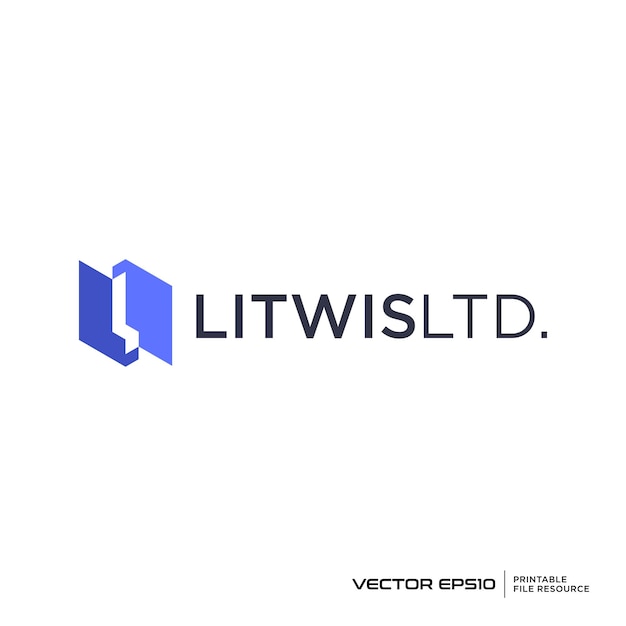 Diseño vectorial de logotipo de tecnología abstracta