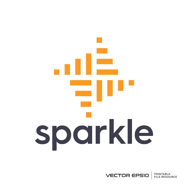 Diseño vectorial de logotipo de tecnología abstracta