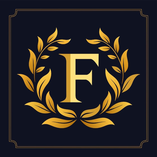 Diseño vectorial de logotipos de letras de lujo Ilustración de íconos
