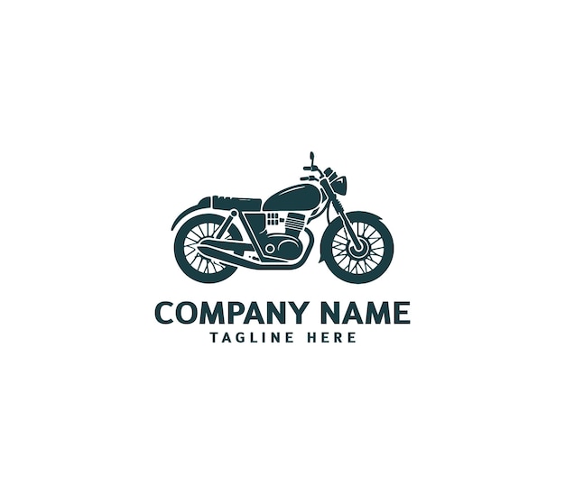 Diseño vectorial de logotipos de motocicletas Concepto de logotipo de motocicleta Carrera de motocicleta de velocidad en la motocicleta deportiva